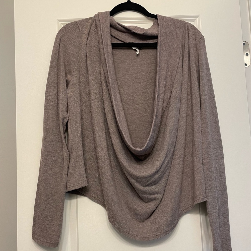 WET SEAL SIZE XL SWEATER BROWN